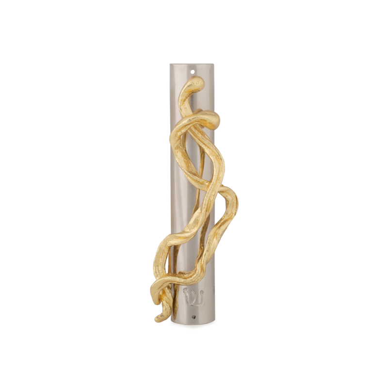 Wisteria Gold Mezuzah